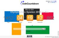 Countdown Olympische Spiele 2024